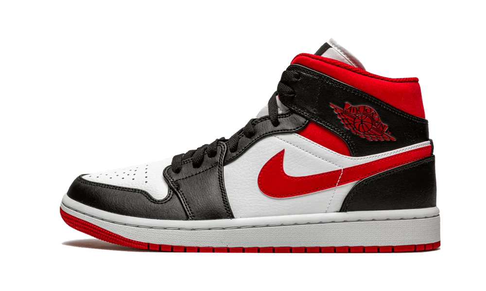 Air Jordan 1 Mid Gym Red Black White
