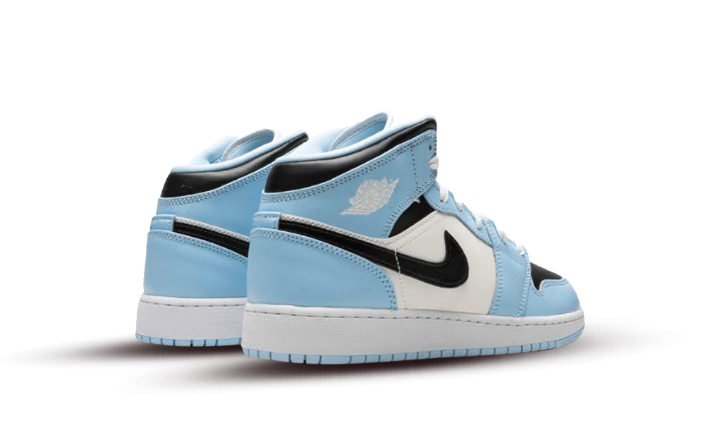 Air Jordan 1 Mid Ice Blue (2022) (GS) - Image 3