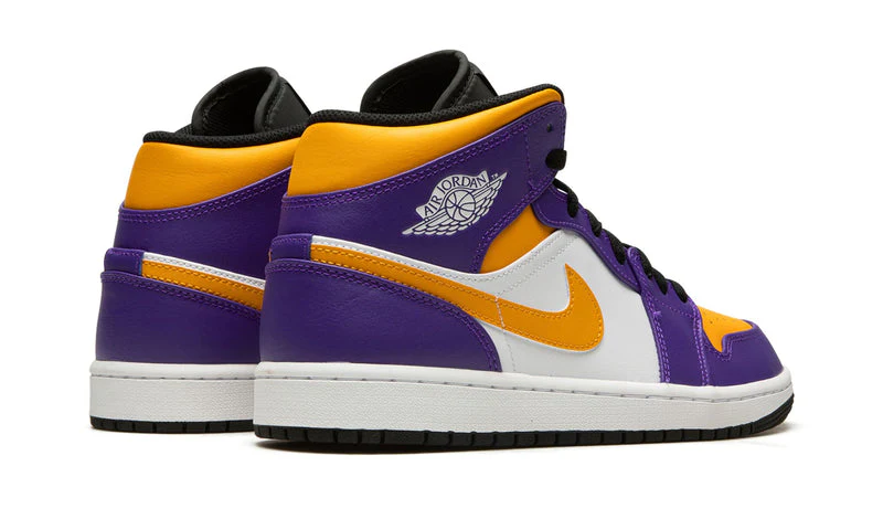 Air Jordan 1 Mid Lakers (2022) - Image 3