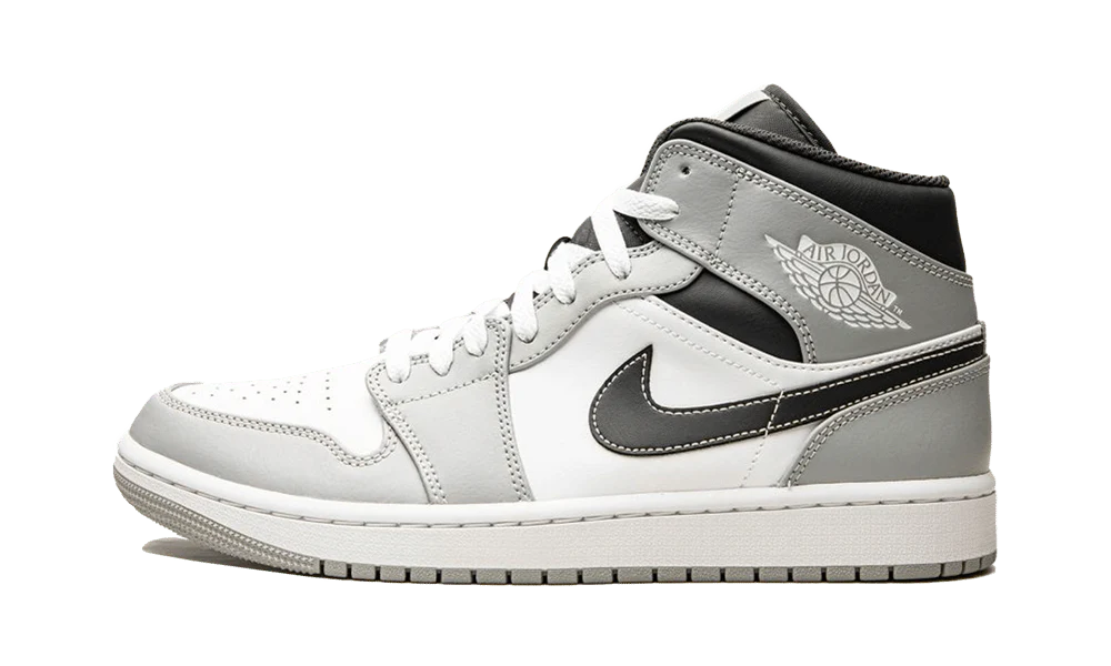 Air Jordan 1 Mid Light Smoke Grey Anthracite