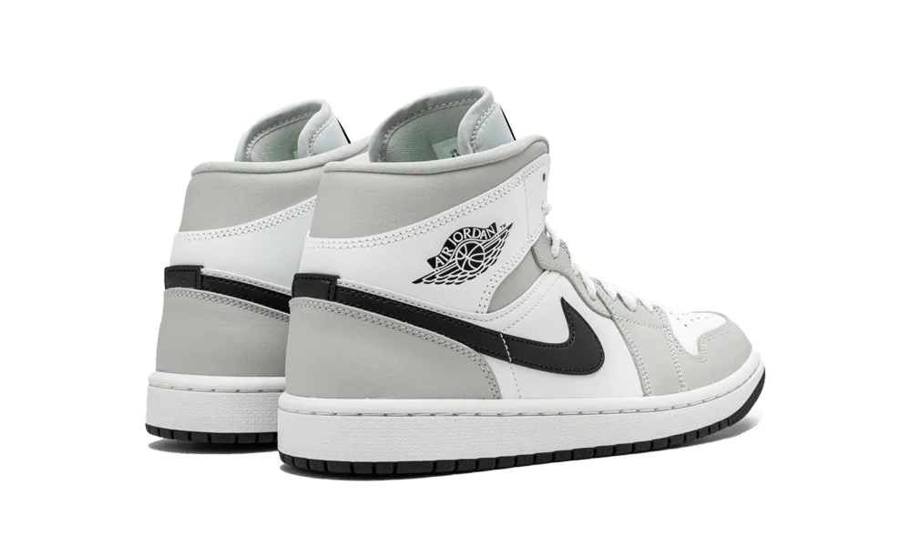 Air Jordan 1 Mid Light Smoke Grey (Women's) - Image 3