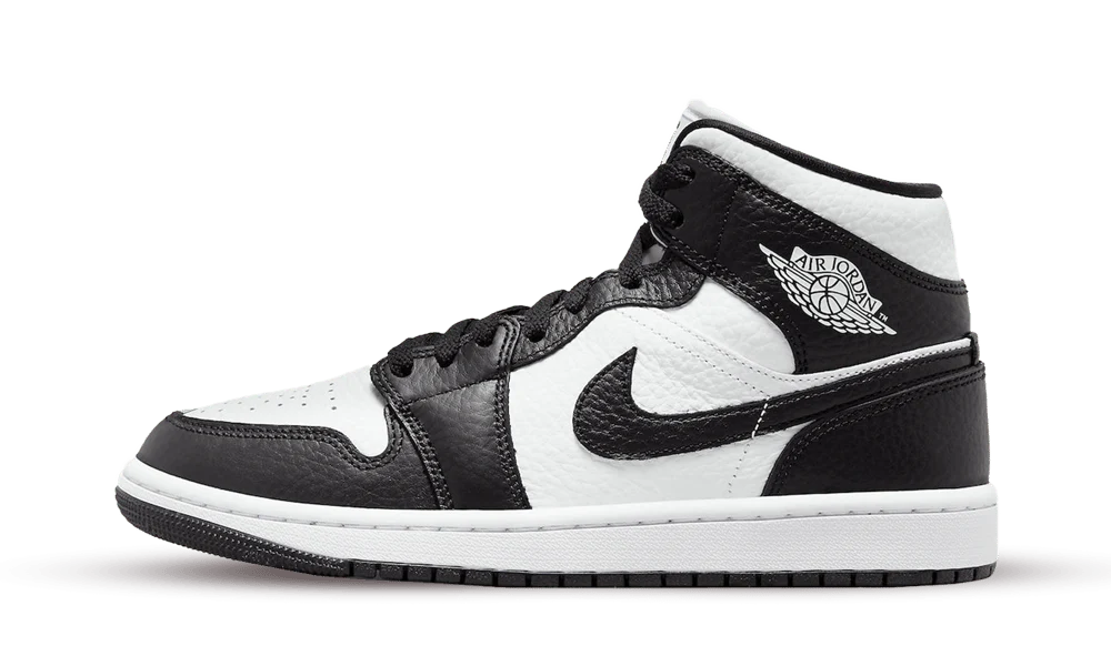 Air Jordan 1 Mid Split Black White (Women's)