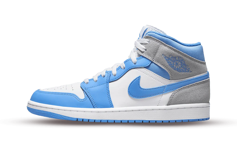Air Jordan 1 Mid University Blue Grey