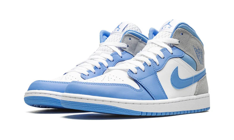 Air Jordan 1 Mid University Blue Grey - Image 2
