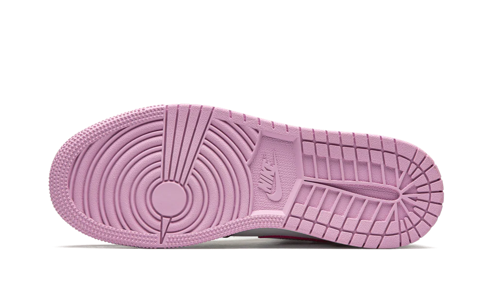 Air Jordan 1 Mid White Black Light Arctic Pink (GS) - Image 4