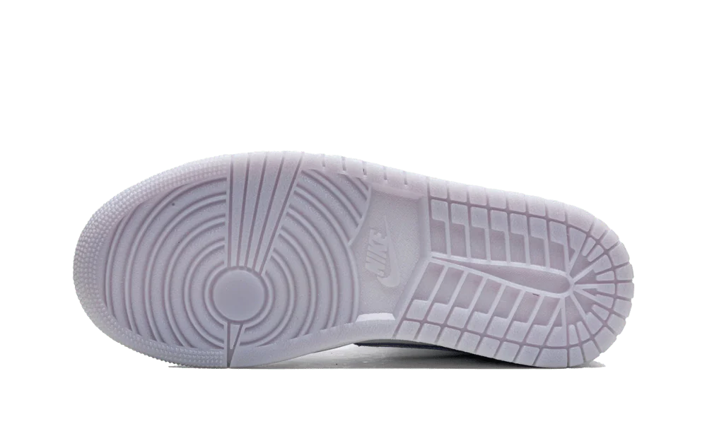Air Jordan 1 Mid Wolf Grey Aluminum (Women's) - Image 4