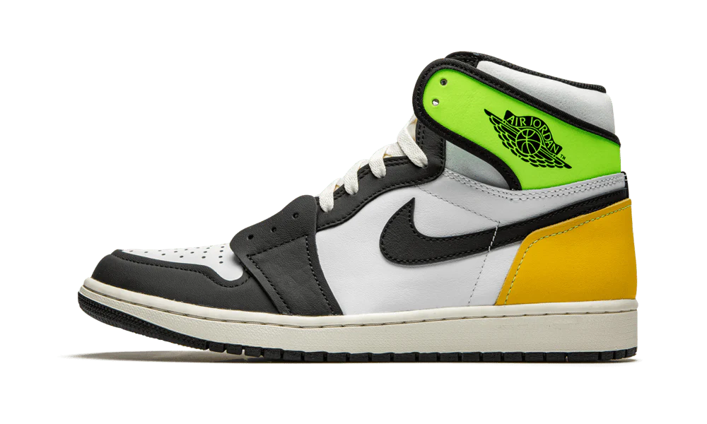 Air Jordan 1 Retro High 'White Black Volt University Gold'