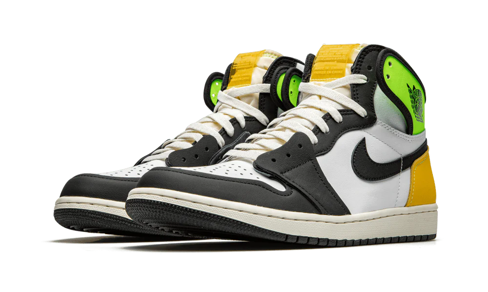 Air Jordan 1 Retro High 'White Black Volt University Gold' - Image 2