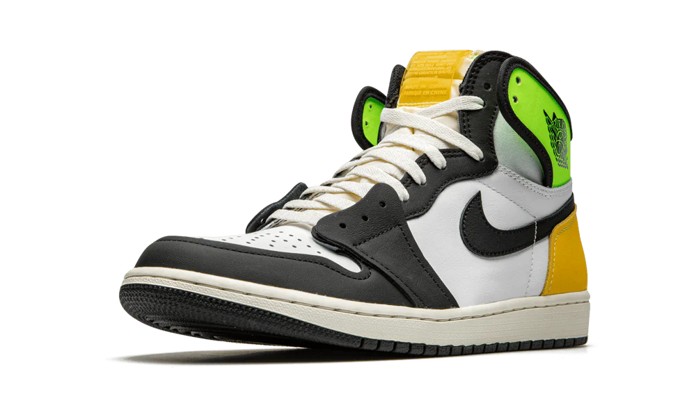 Air Jordan 1 Retro High 'White Black Volt University Gold' - Image 4