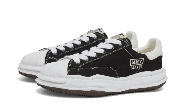 Maison Mihara Yasuhiro Blakey OG Sole Canvas Low Black - Image 2