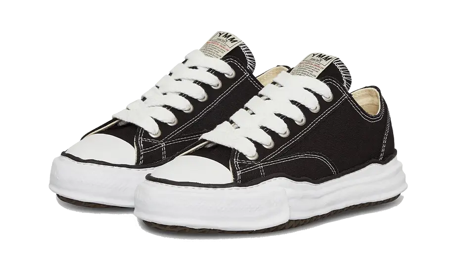 Maison Mihara Yasuhiro Peterson OG Sole Canvas Low Black - Image 2