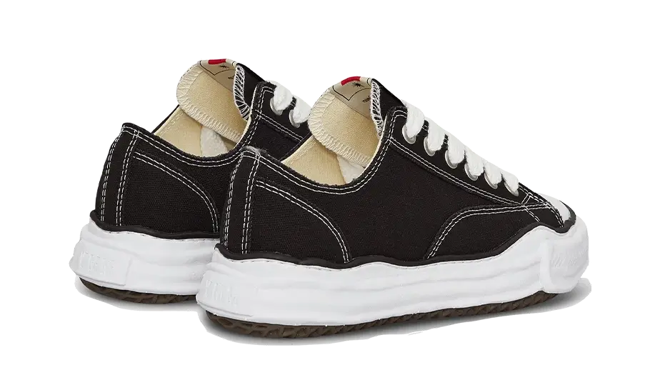 Maison Mihara Yasuhiro Peterson OG Sole Canvas Low Black - Image 3