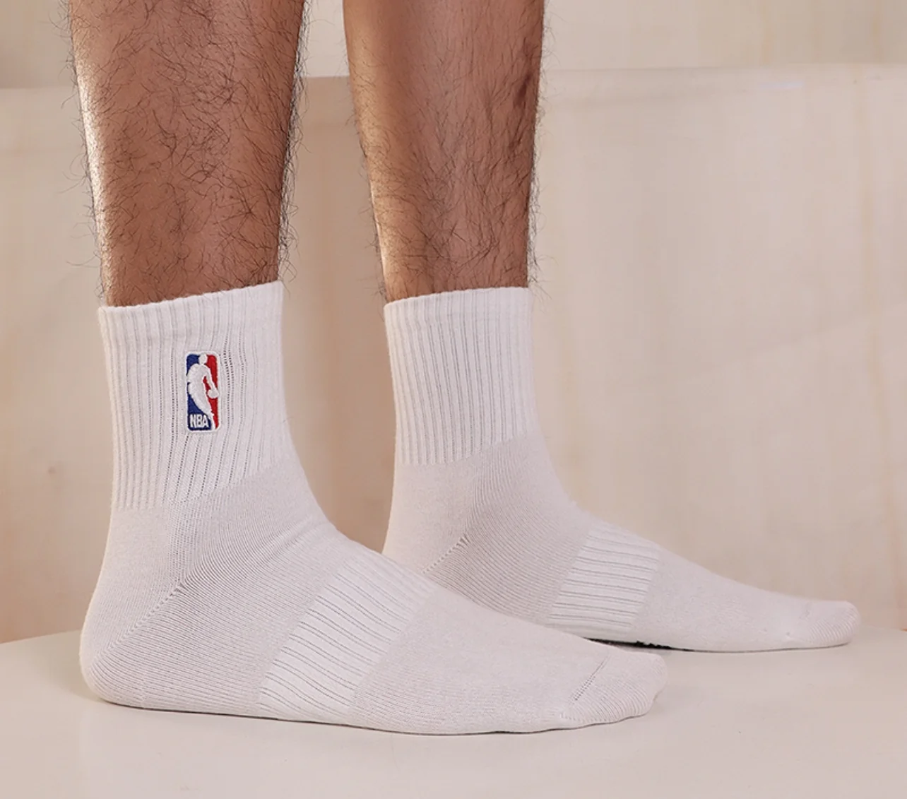 NBA sports  chaussette white - Image 4