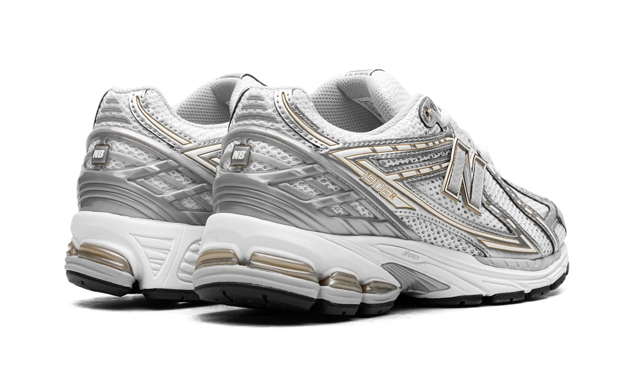 New Balance 1906R White Rain Cloud Silver Metallic - Image 3