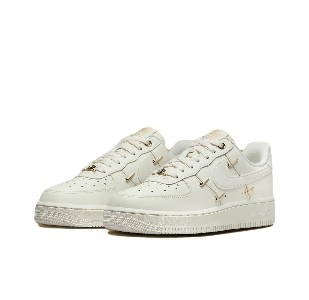 Nike Air Force 1 '07 LX CN Sail Gold Mini Swooshes - Image 2