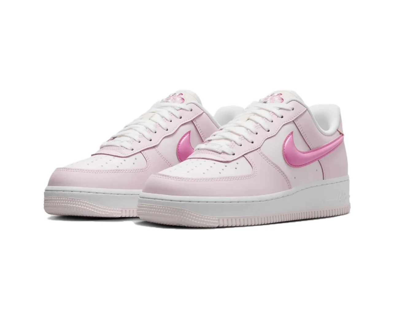 Nike Air Force 1 '07 LX Pearl Pink Paw Print - Image 2