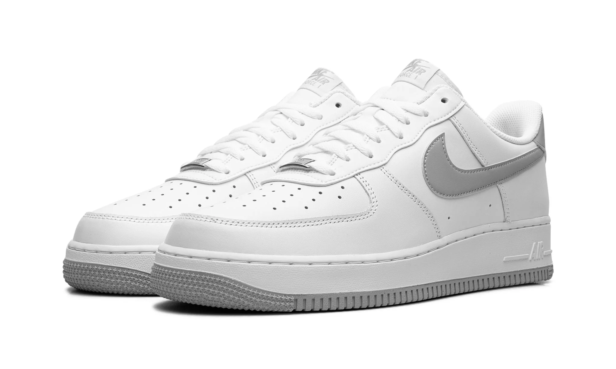 Nike Air Force 1 Low '07 White Light Smoke Grey - Image 2