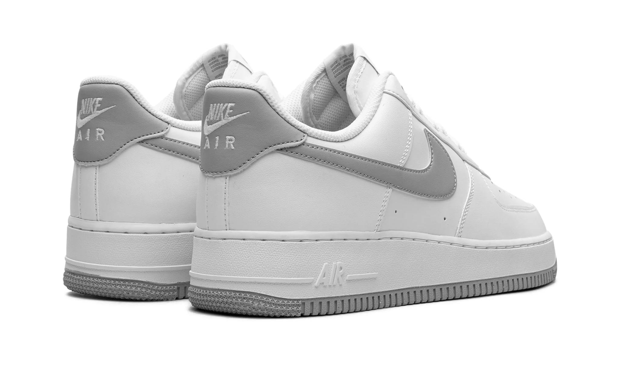 Nike Air Force 1 Low '07 White Light Smoke Grey - Image 3
