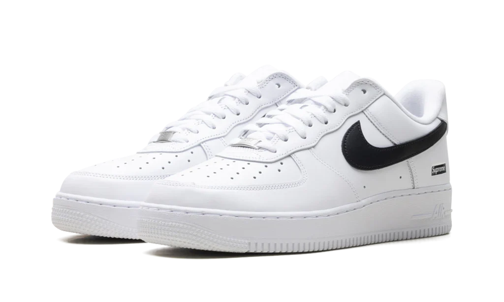 Nike Air Force 1 Low Supreme White Black - Image 2