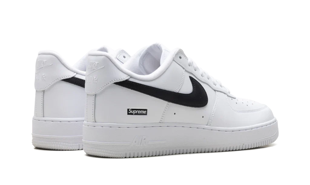 Nike Air Force 1 Low Supreme White Black - Image 3