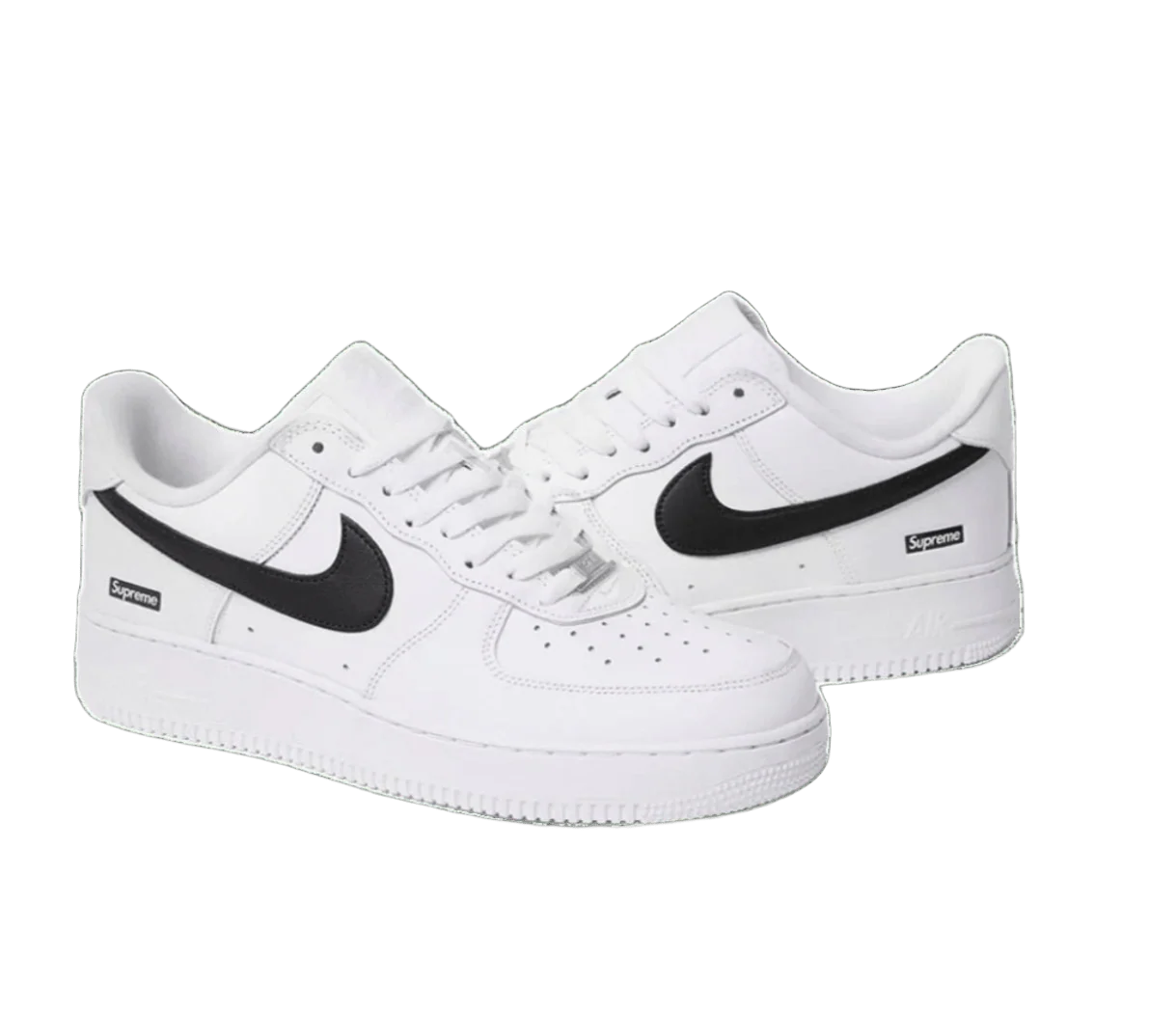 Nike Air Force 1 Low Supreme White Black - Image 5