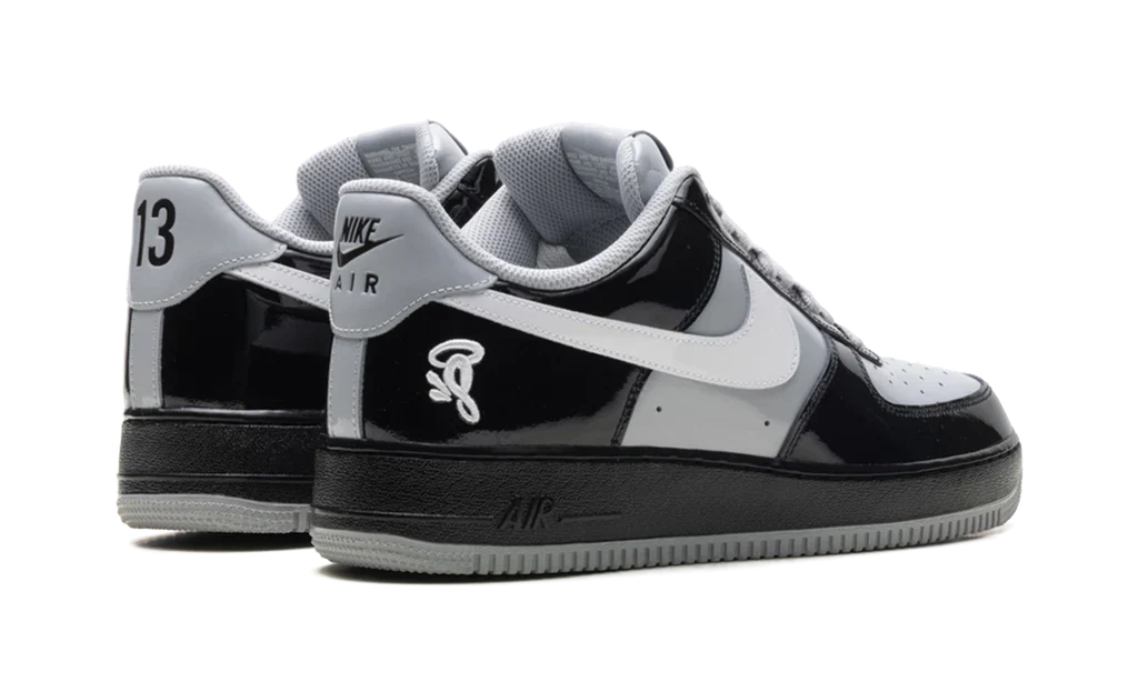 Nike Air Force 1 Low Syna Central Cee Black White Smoke Grey - Image 3