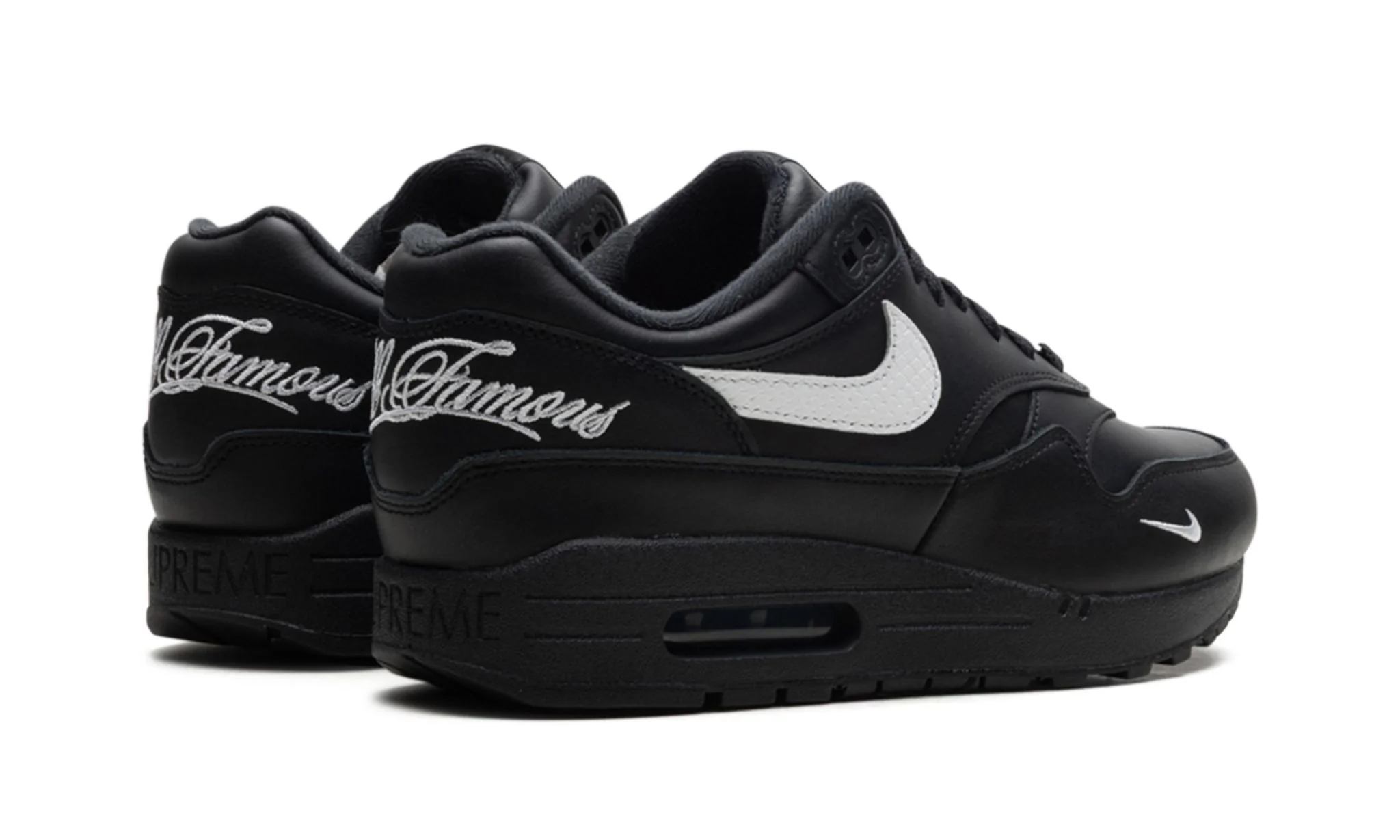 Nike Air Max 1 '87 SP Supreme Black White - Image 3