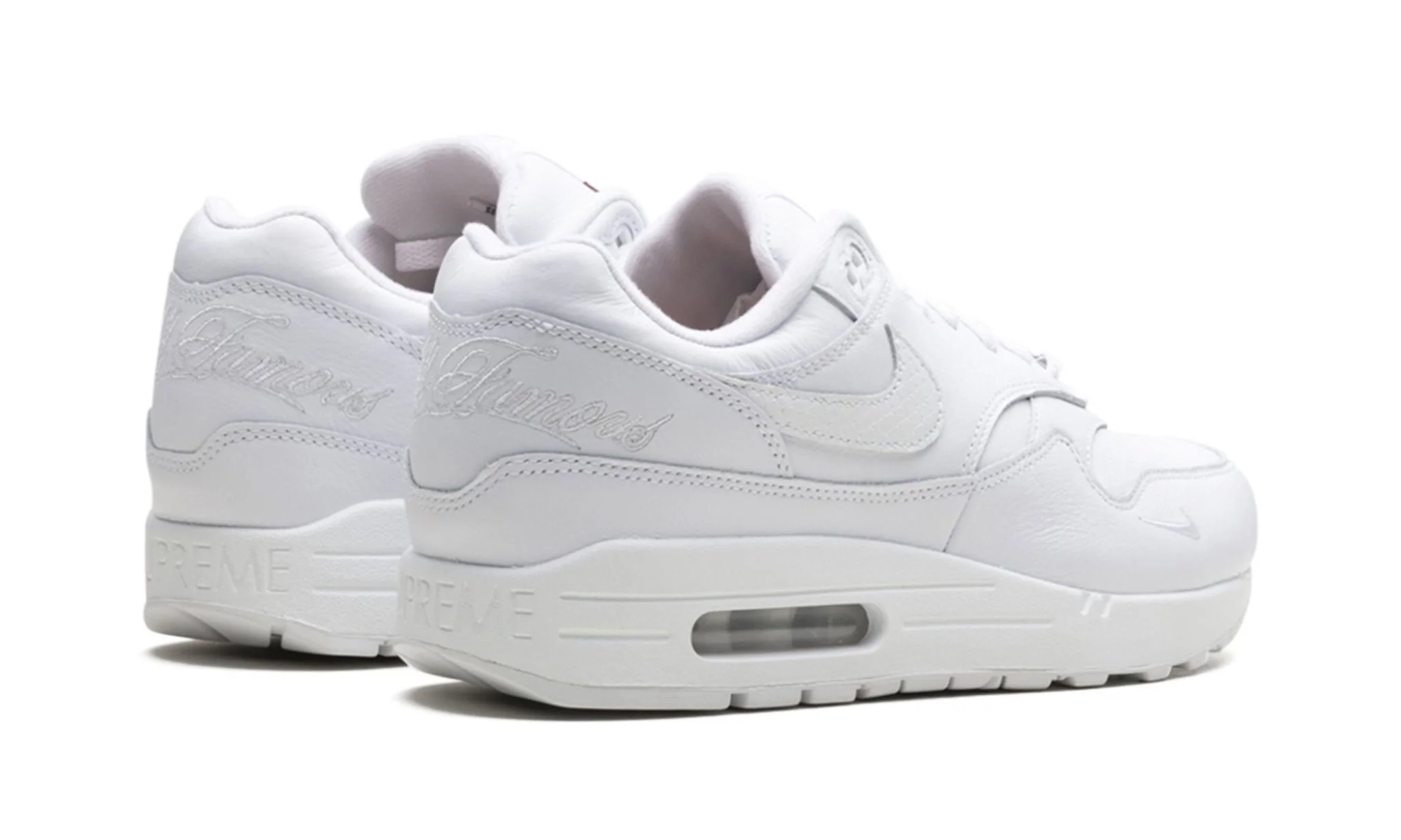 Nike Air Max 1 '87 SP Supreme Triple White - Image 3