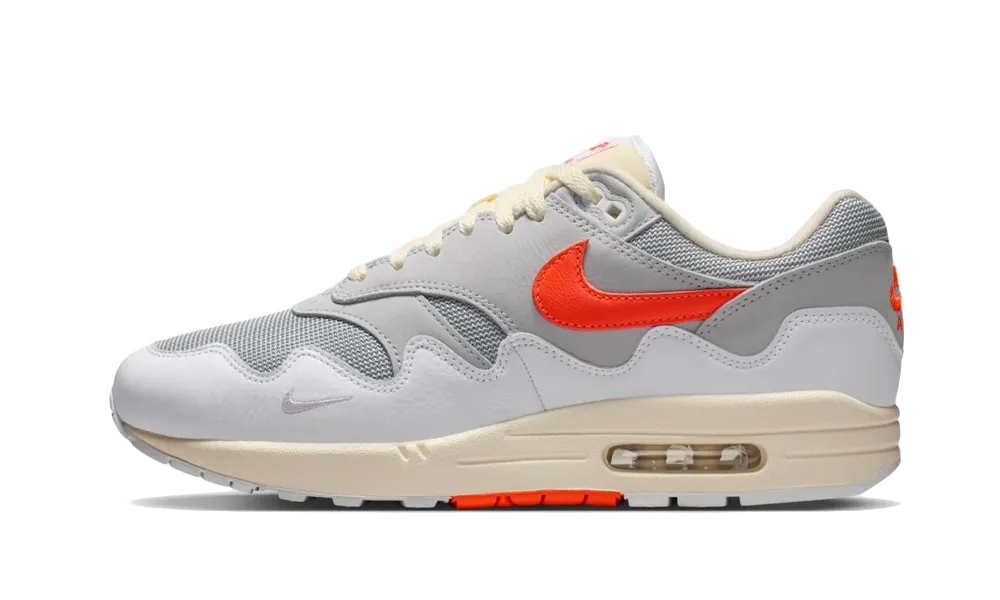 Nike Air Max 1 Patta Waves White Hyper Crimson