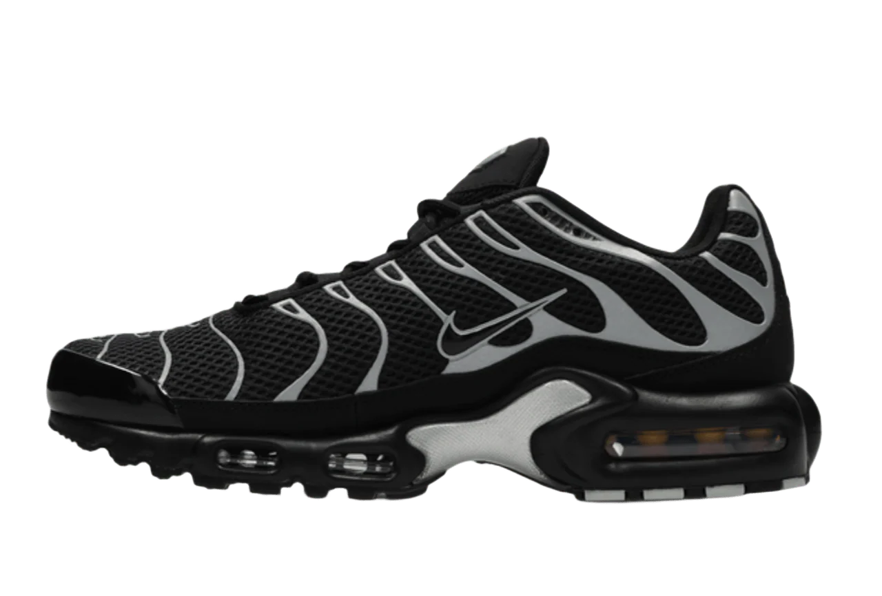 Nike Air Max Plus Premium Black Reflective Silver