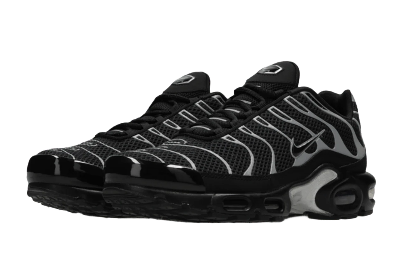 Nike Air Max Plus Premium Black Reflective Silver - Image 2