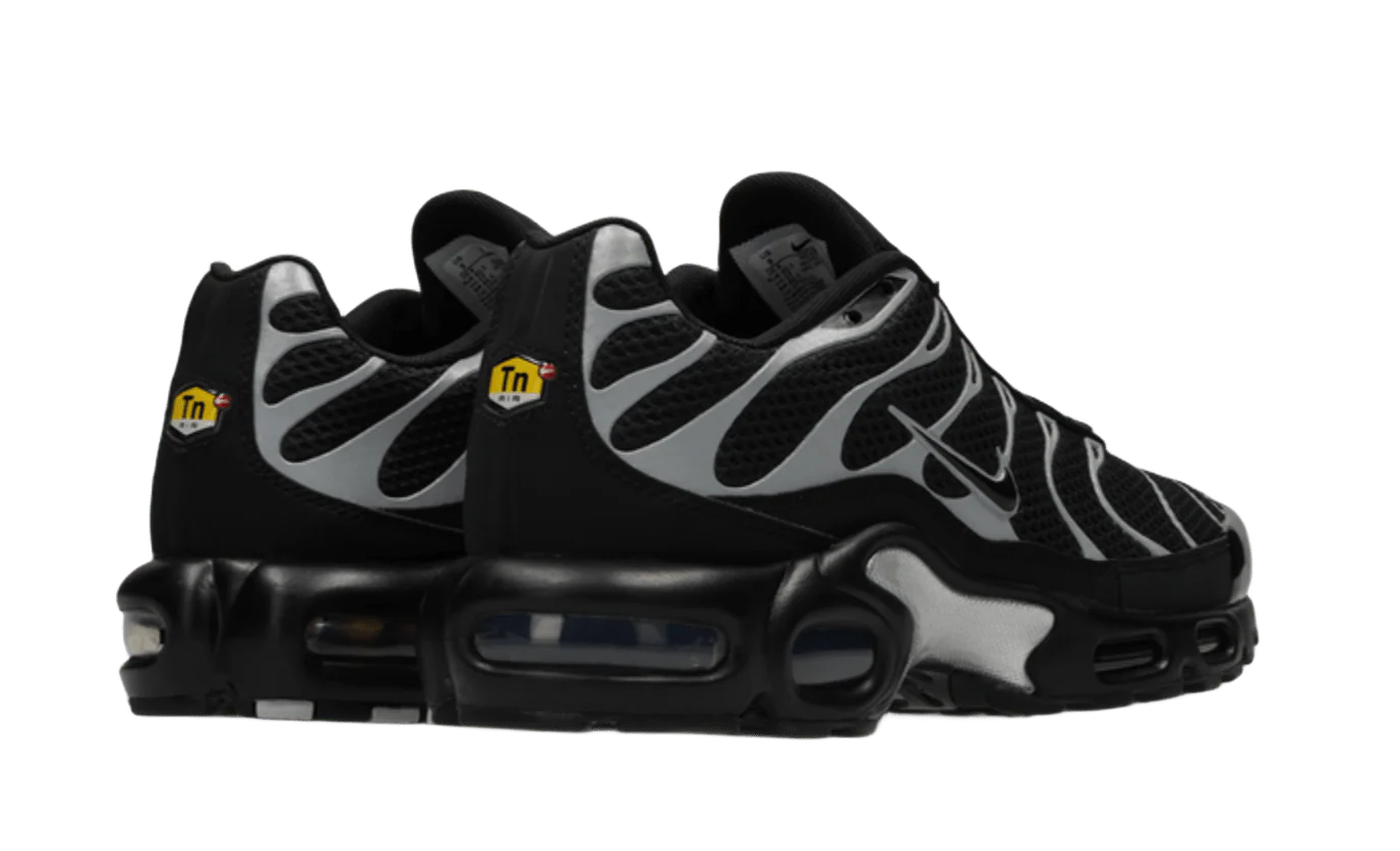 Nike Air Max Plus Premium Black Reflective Silver - Image 3