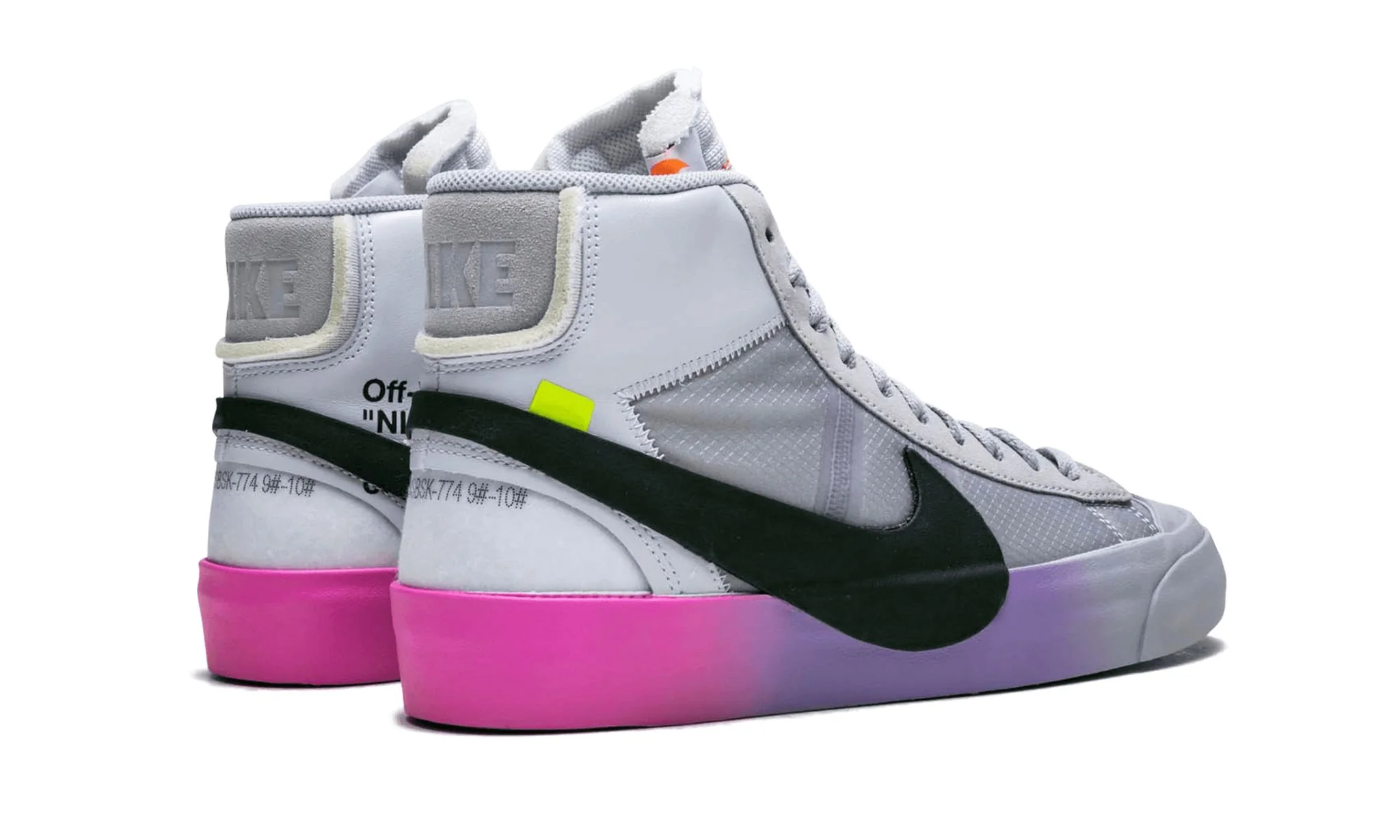 Nike Blazer Mid Off-White Wolf Grey Serena Queen - Image 3