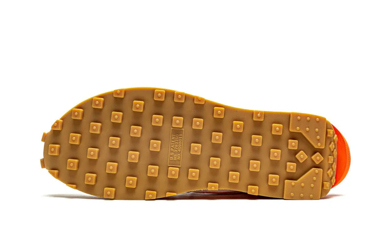 Nike LD Waffle sacai CLOT Kiss of Death Net Orange Blaze - Image 4
