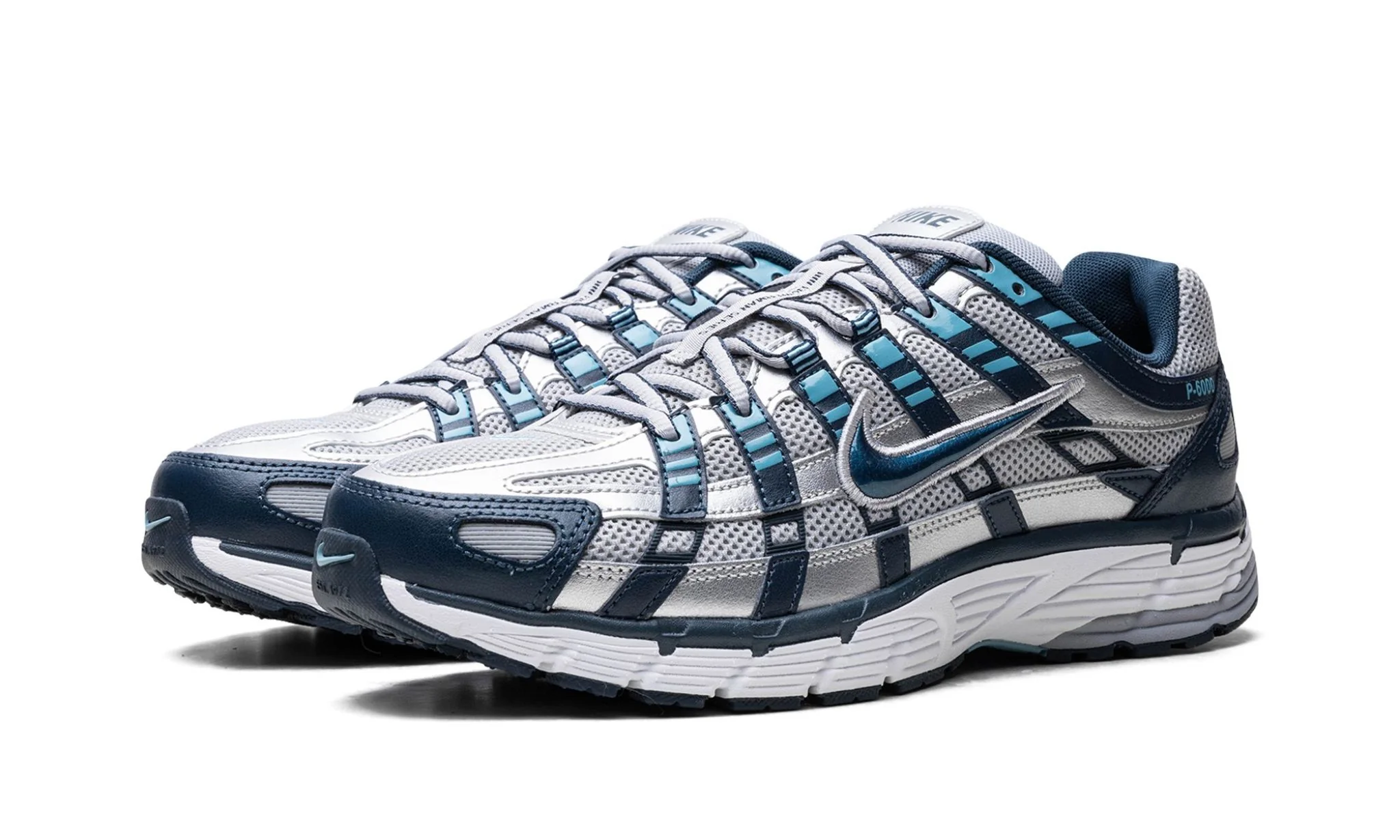 Nike P-6000 Armory Navy Flat Silver - Image 2
