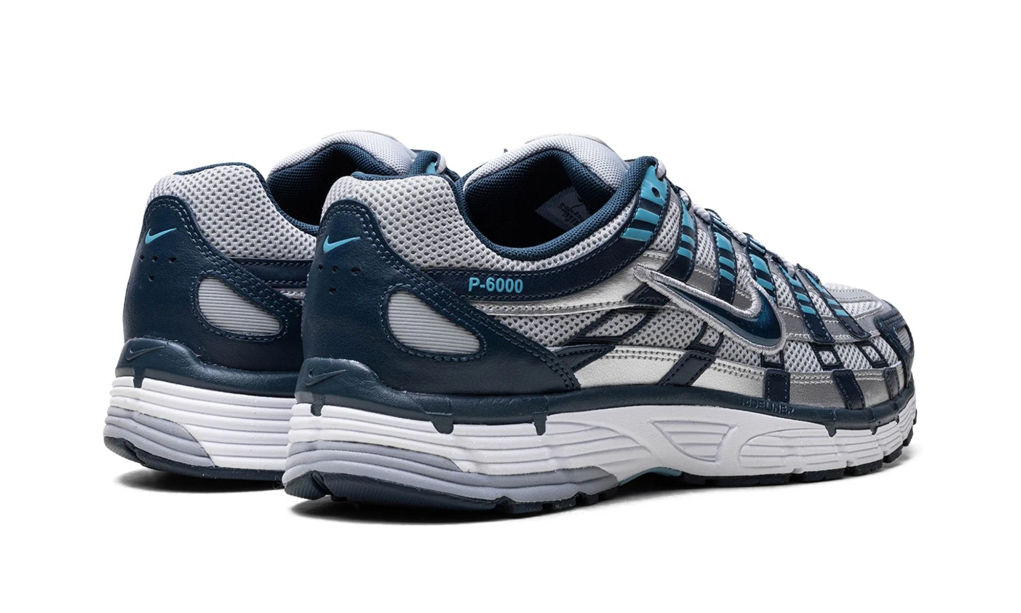 Nike P-6000 Armory Navy Flat Silver - Image 3