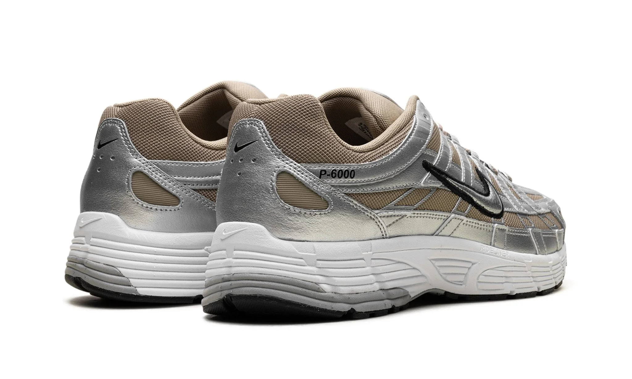 Nike P-6000 Khaki Metallic Silver - Image 3