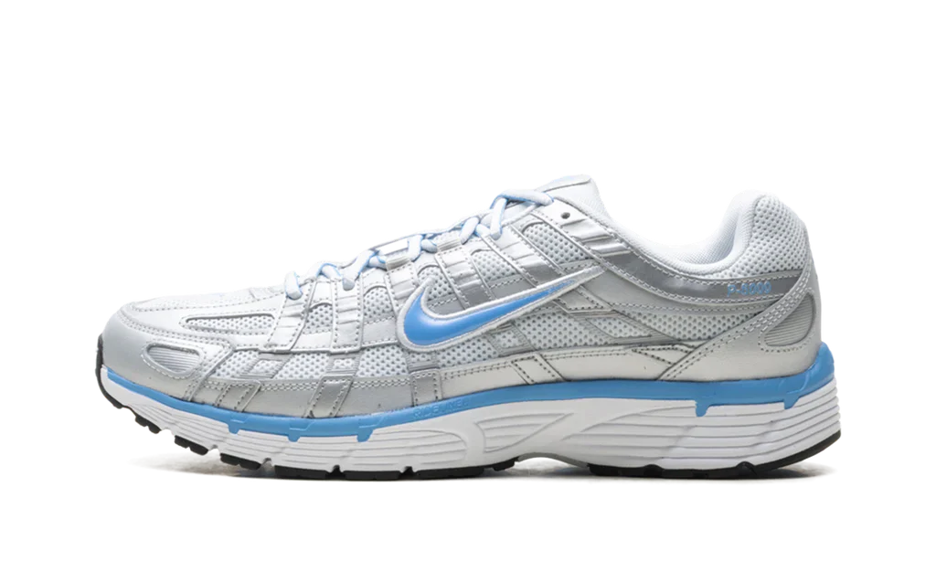 Nike P-6000 Metallic Silver Blue