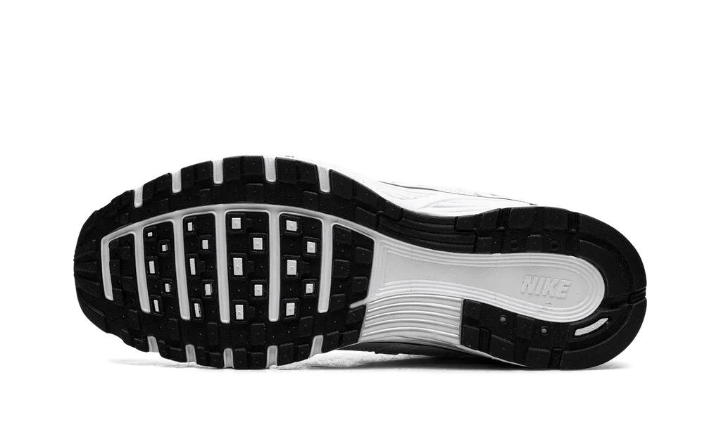Nike P-6000 White Metallic Silver Black - Image 4