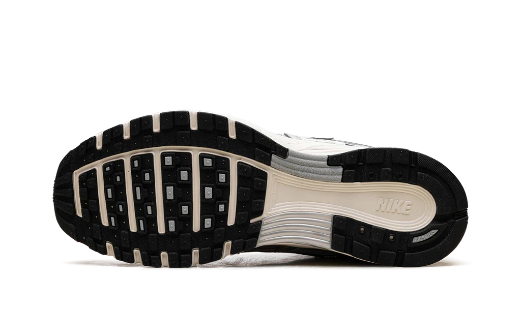 Nike P-6000 White Metallic Silver Flat Silver Black - Image 4