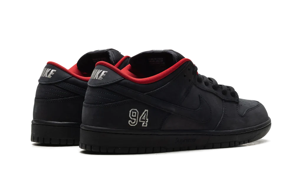 Nike SB Dunk Low Supreme 94 Black - Image 3