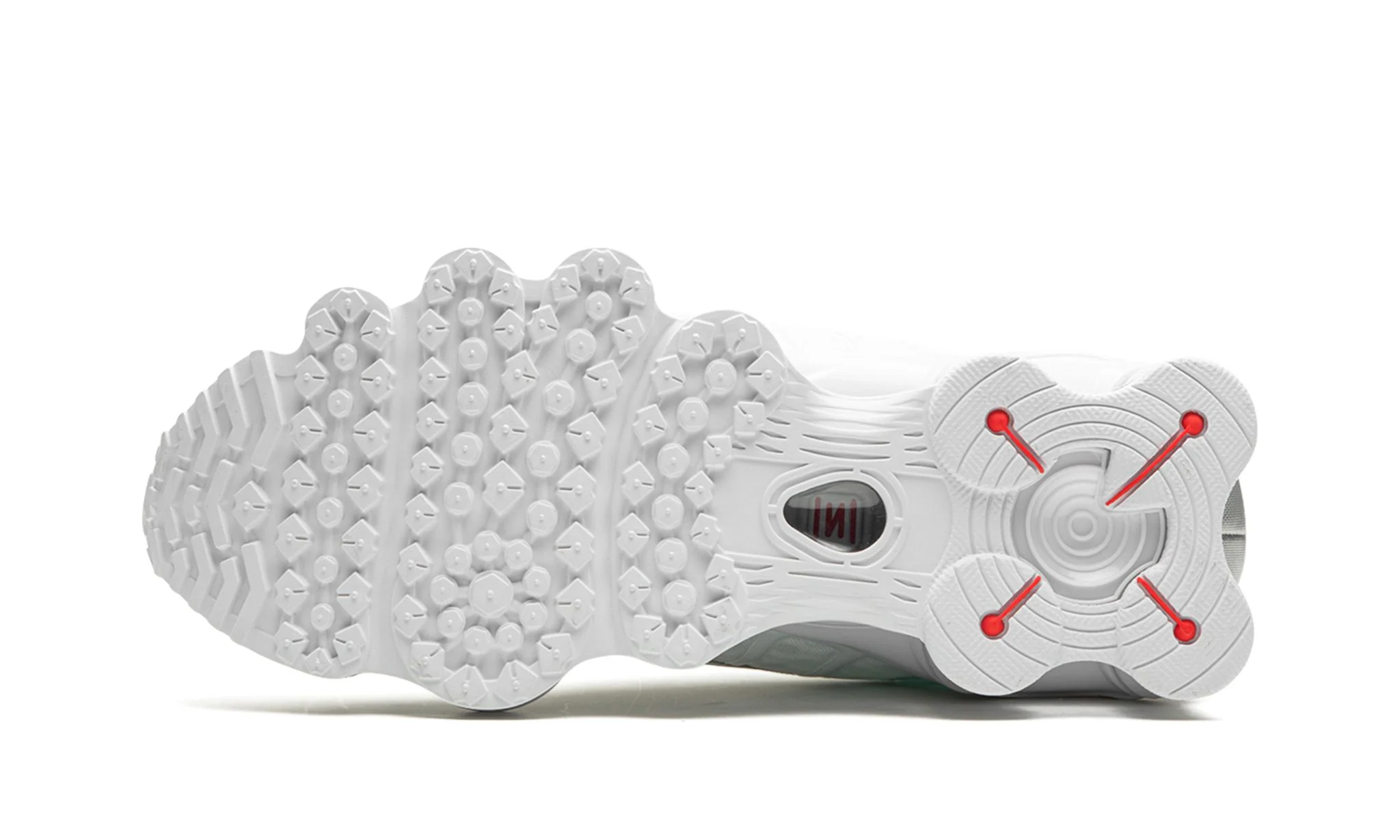 Nike Shox TL White Metallic Silver Max Orange - Image 4