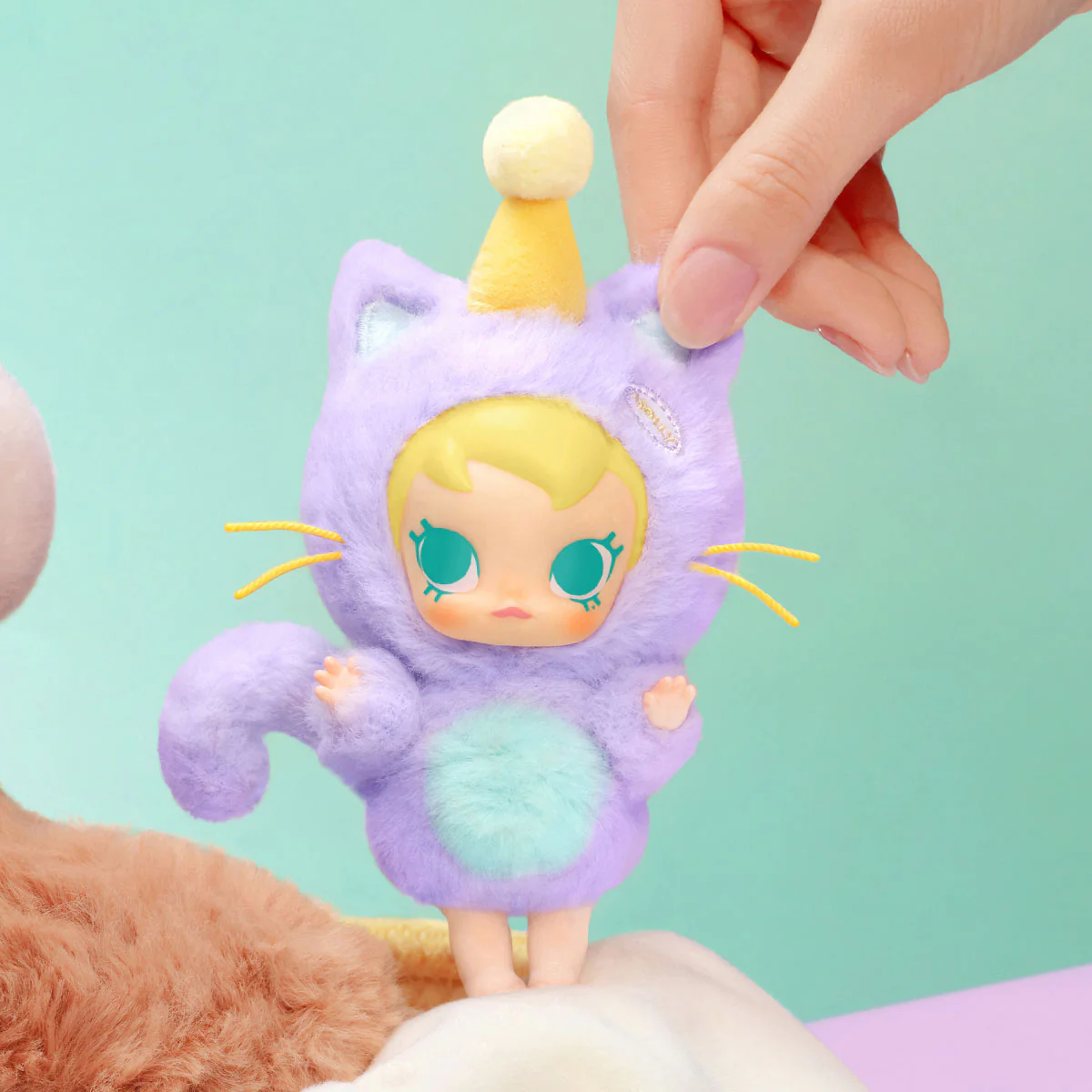 Pop Mart Baby Molly Pocket Friends Series Vinyl Plush Pendant Sealed Case (6 Blind Box) - Image 4