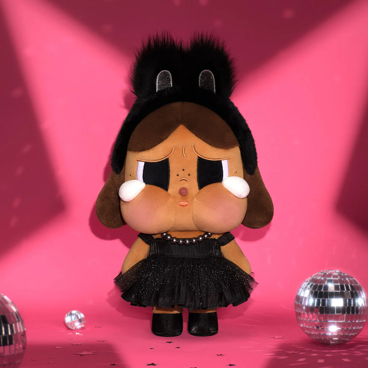 Pop Mart CRYBABY SHINY SHINY Series Plush Doll Black - Image 2