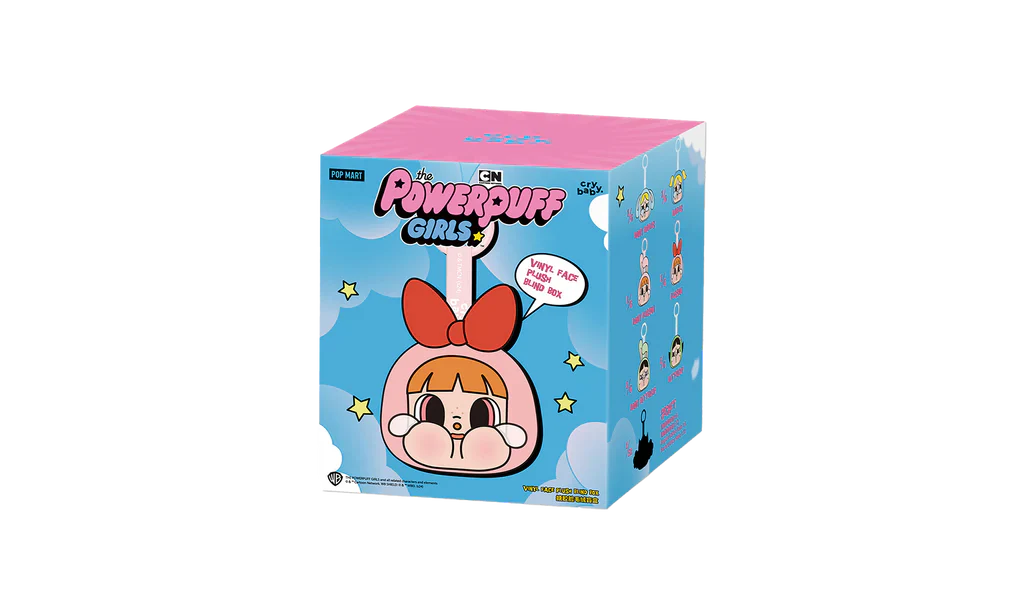 Pop Mart CryBaby x Powerpuff Girls Series Vinyl Face Plush Sealed Case (6 Blind Boxes) - Image 2