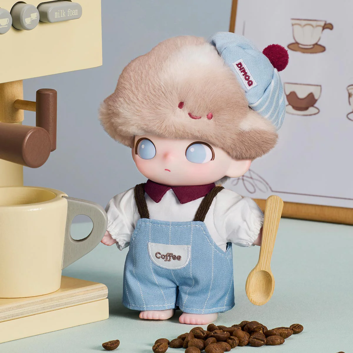Pop Mart DIMOO Crush on Coffee Series Vinyl Plush Blister Pack - Image 2