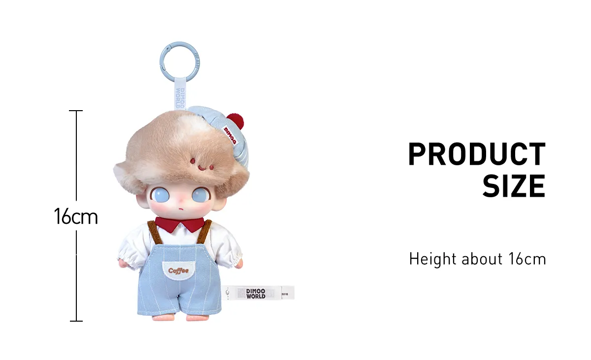 Pop Mart DIMOO Crush on Coffee Series Vinyl Plush Blister Pack - Image 3