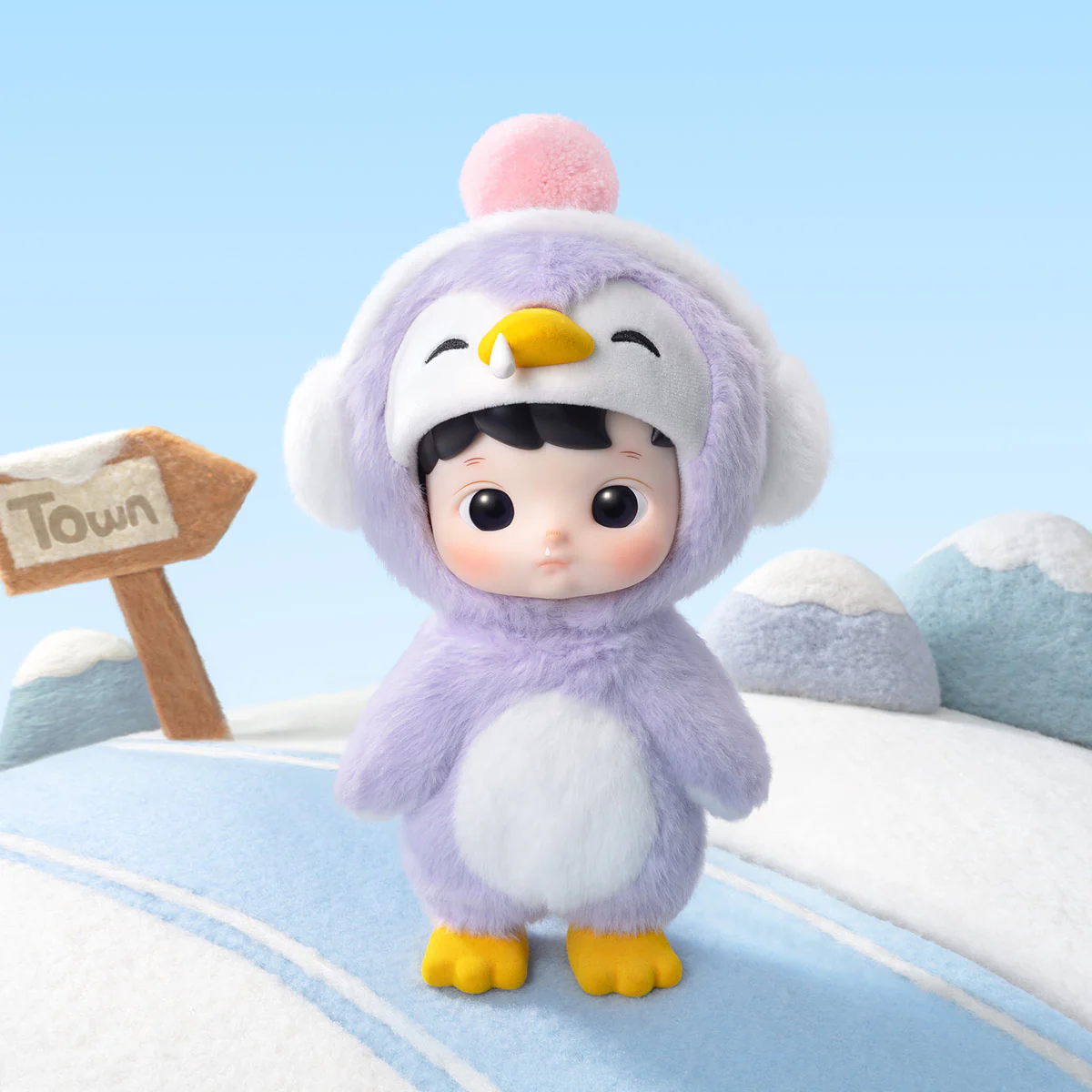 Pop Mart Hacipupu Penguin 1/8 Figure - Image 4
