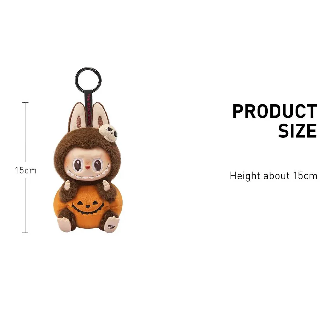 POP MART Labubu Happy Halloween Party Series-Citrouille assise Vinyle Peluche Pendentif - Image 4