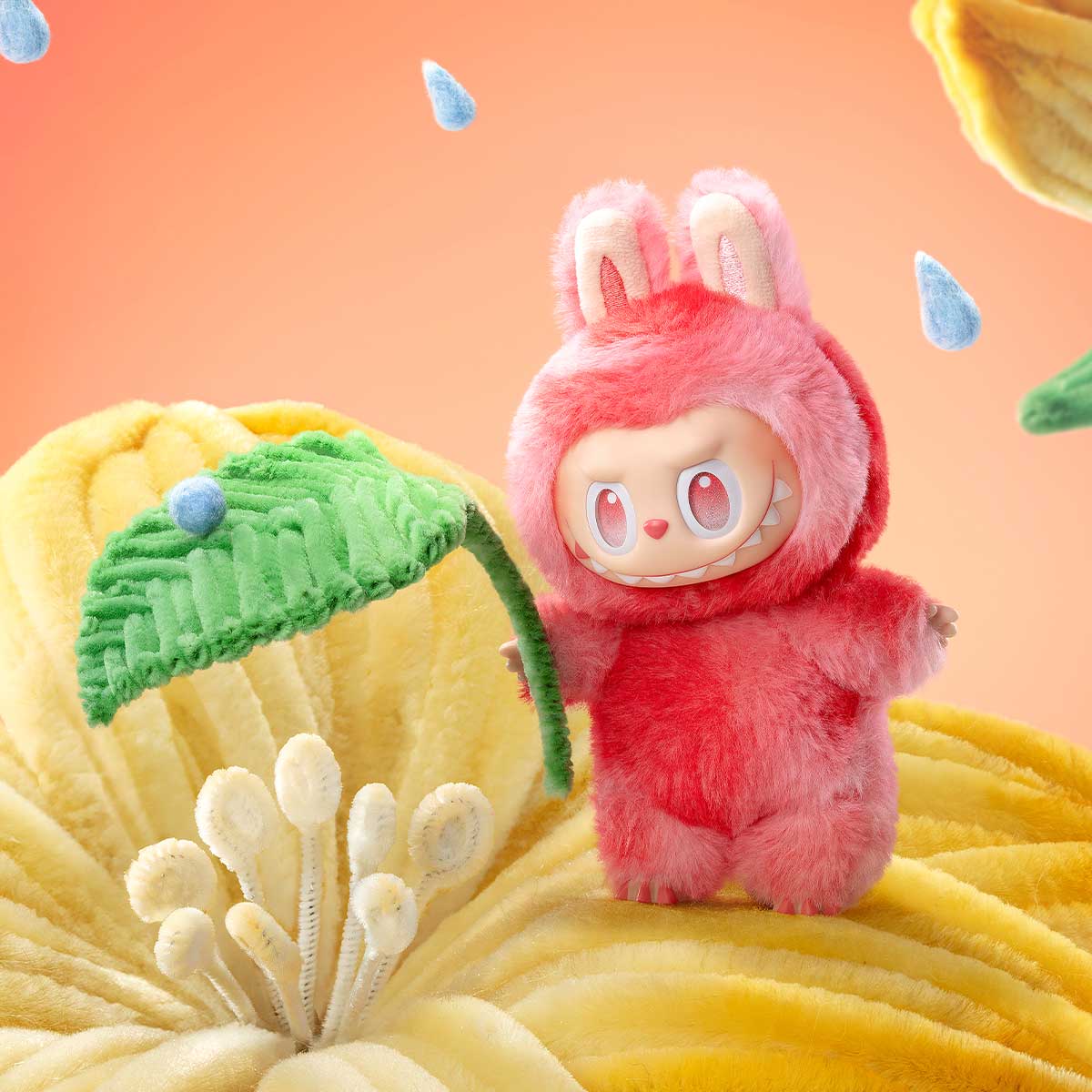 Pop Mart Labubu The Monsters Big into Energy Series Love Vinyl Plush Pendant - Image 3
